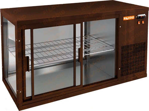 Витрина холодильная настольная Hicold VRL 900 R Brown