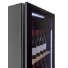 Винный шкаф монотемпературный Tecfrigo WINE 185 FG черный