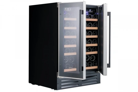 Винный шкаф двухзонный Temptech WP2DQ60DCB