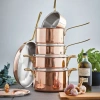 Кастрюля Paderno 15500 сталь нерж.,медь 1,6л D=16,H=8см медный,металлич. (04019006)
