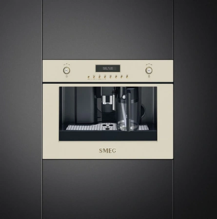 Автоматическая встраиваемая кофемашина Smeg CMS8451P