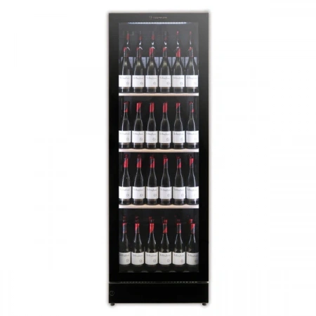 Винный шкаф монотемпературный Tecfrigo WINE 185 FG черный