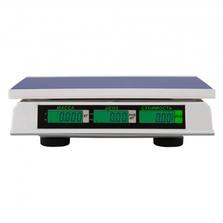 Весы торговые Mertech 326 AC-32.5 Slim LCD Белые