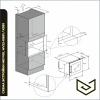 Винный шкаф монотемпературный Meyvel MV22-KSB1
