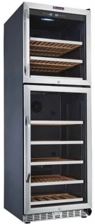 Двухзонный винный шкаф La Sommeliere MZ2V165