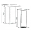 Винный шкаф двухзонный Cellar Private CP165-2TW