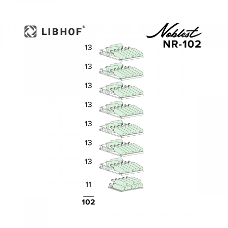 Винный шкаф монотемпературный Libhof NR-102 Red Wine