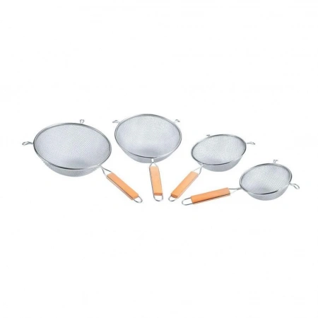 Сито P.L. Proff Cuisine 14 см нерж. с деревянной ручкой