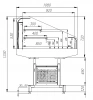 Холодильная витрина Полюс PF11-13 VM 1,25-2 (модуль левый) 9006 (FUDZI)
