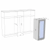 Винный шкаф двухзонный Libhof EZD-104 Black