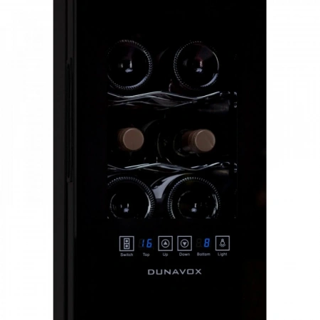 Винный шкаф монотемпературный Dunavox DAT-12.33DC