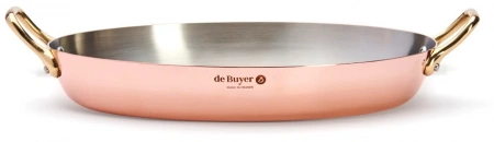 Сковорода медная овальная De Buyer 6451.32