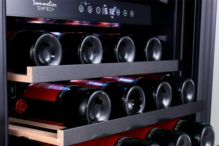 Винный шкаф двухзонный Temptech SOMX60DRB