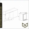 Винный шкаф двухзонный Meyvel MV46-KST2