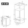 Винный шкаф двухзонный Ip Industrie JG 48 ADX