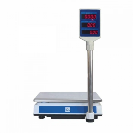 Весы товарные Форт 918B (32 кг; 5) LCD Оптима (335х110х360мм, платф. 230х330 мм, со стойкой)