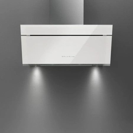 Островная вытяжка Falmec Butterfly Isola Glass White 90